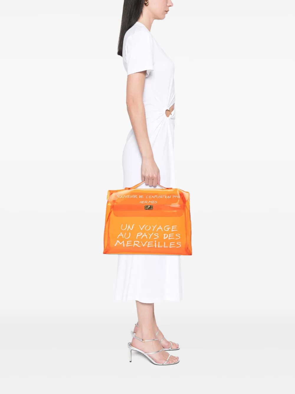 Hermès Pre-Owned 1998 ビニール Souvenir De L'Exposition ケリー ハンドバッグ | プレオウンド | Image 2
