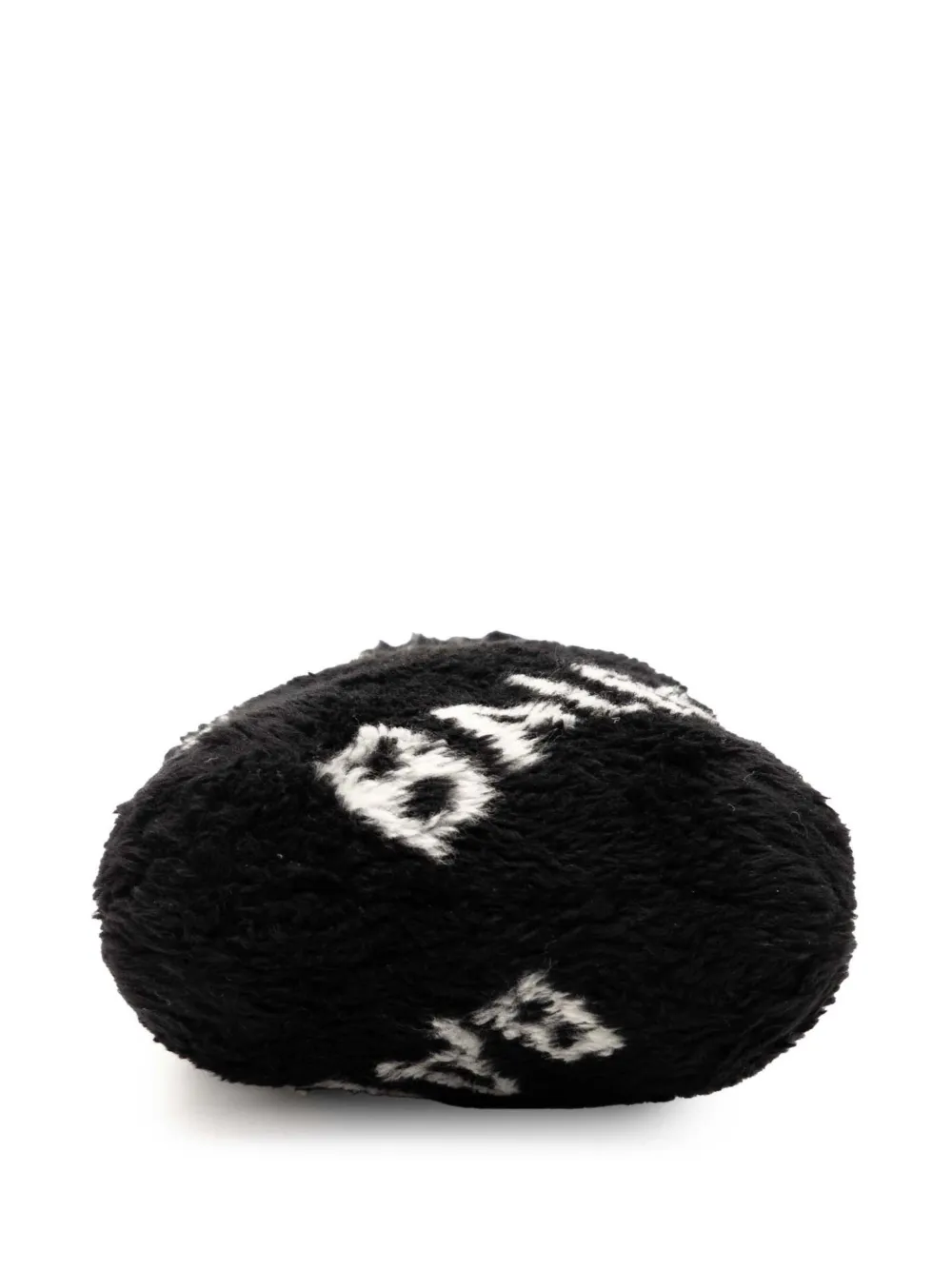 Pre-owned Balenciaga 2005-2025 Faux Fur Logo Everyday Phone Holder Satchel In Black