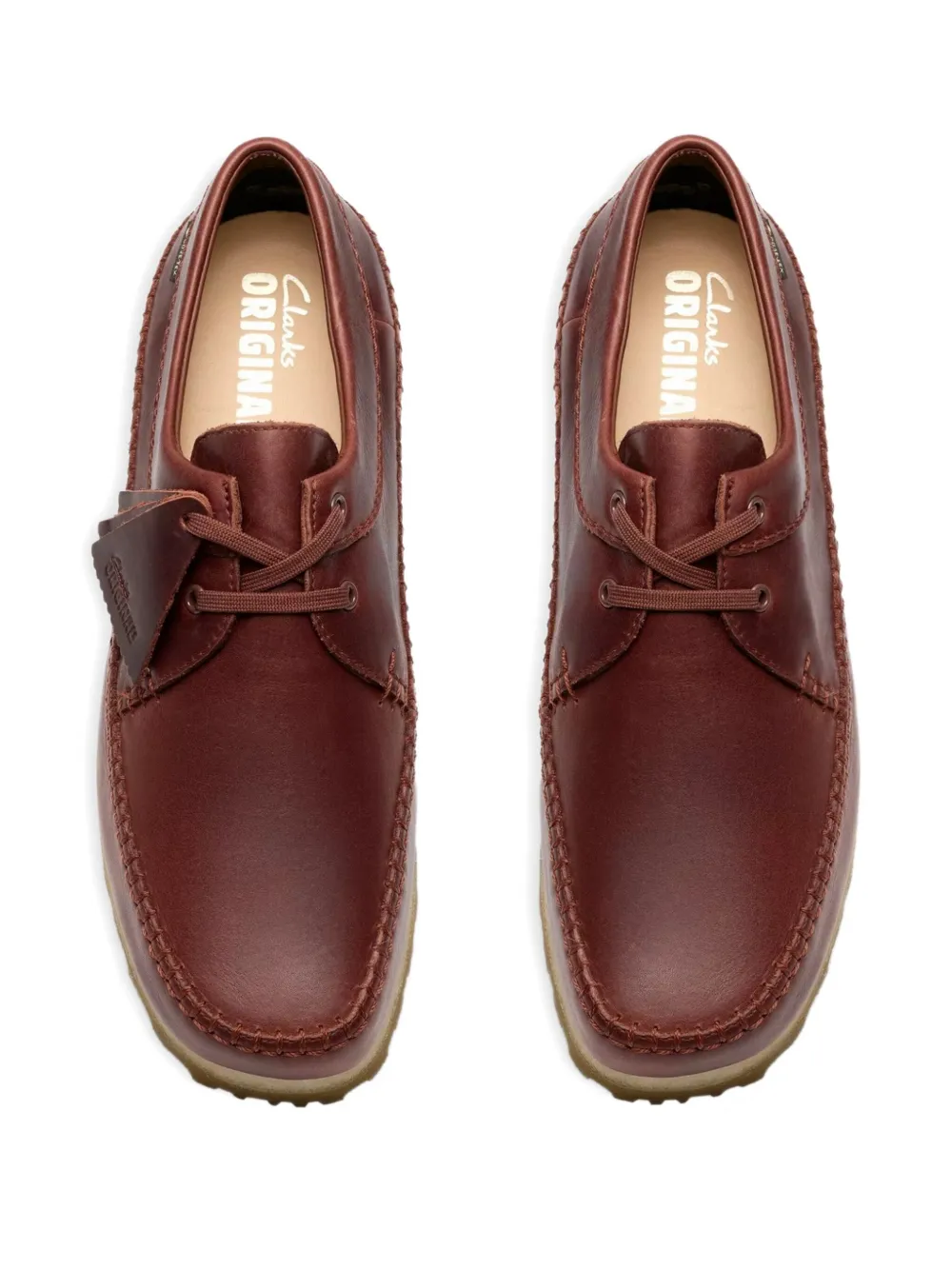 Clarks Originals Derby leren veterschoenen Bruin