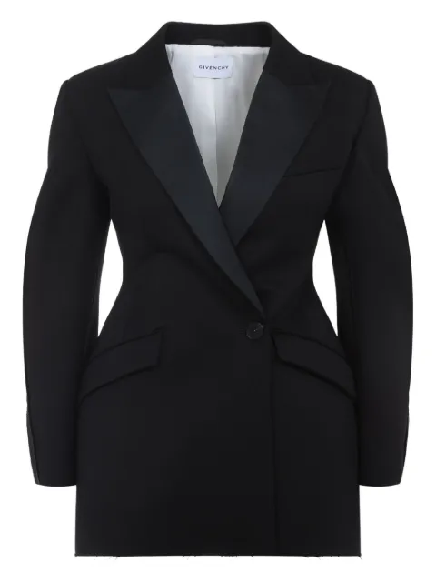 Givenchy Cacoon peaked-collar jacket