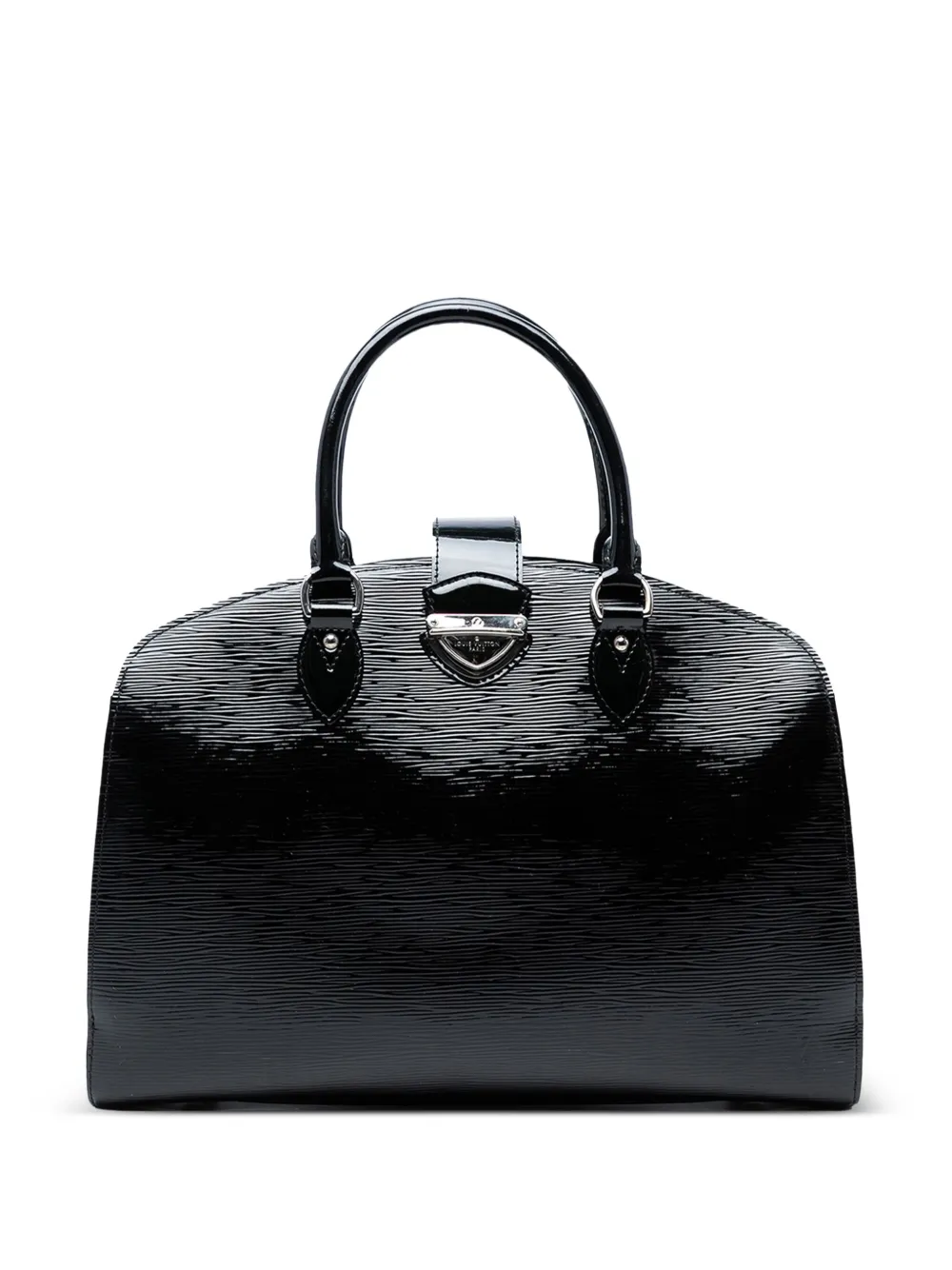 Pre-owned Louis Vuitton 2000-2020 Electric Epi Pont Neuf Gm Handbag In Black