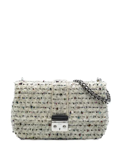Christian Dior Pre-Owned 2013 Medium Tweed Miss Dior Flap crossbody bag
