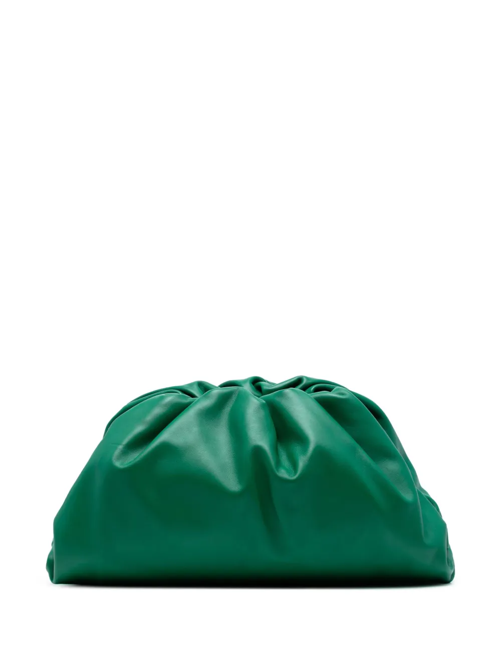 Bottega Veneta Pre-Owned 2012-2025 ラムスキン ザ ポーチ クラッチバッグ - グリーン Bottega Veneta Pre-Owned 2012-2025 ラムスキン ザ ポーチ クラッチバッグ - グリーン