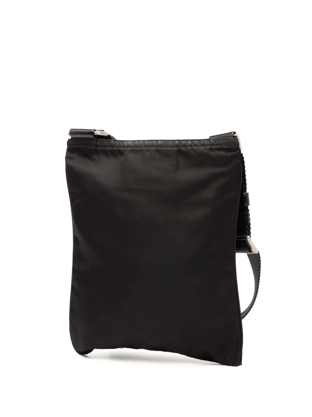 PRADA Pre-owned 2000-2013 Tessuto Zip Top Crossbody Bag In Black