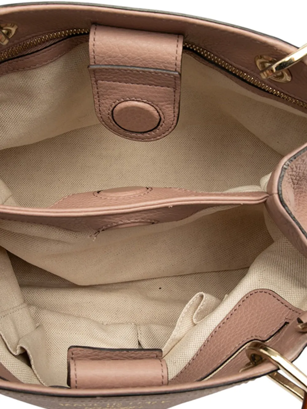 2000-2015 Small Calfskin Bamboo Shopper Satchel