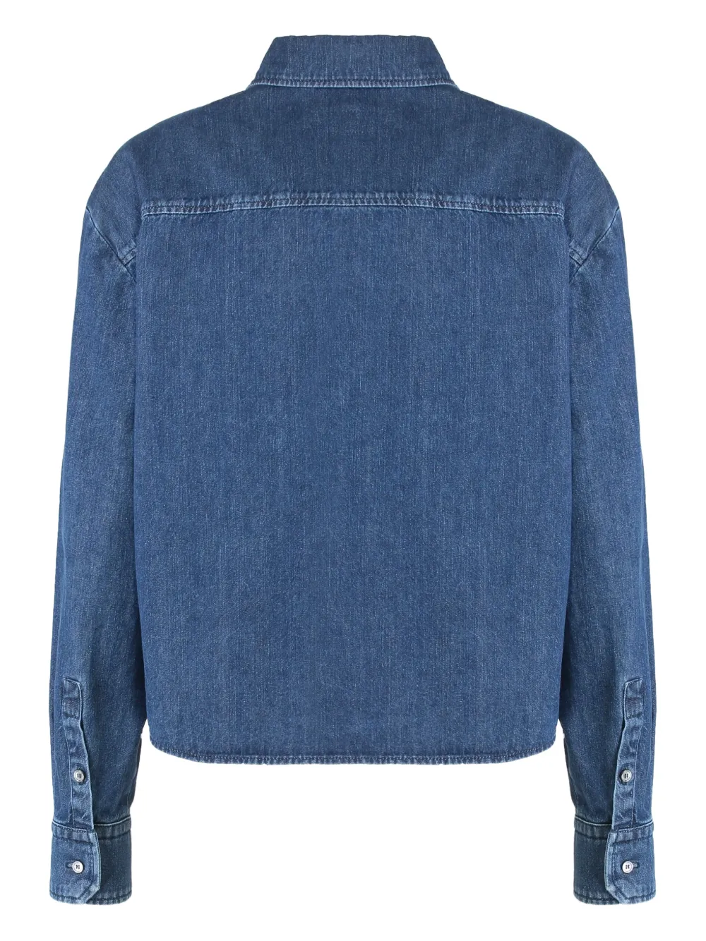 Weekend Max Mara Boxy Denim Shirt - Blauw