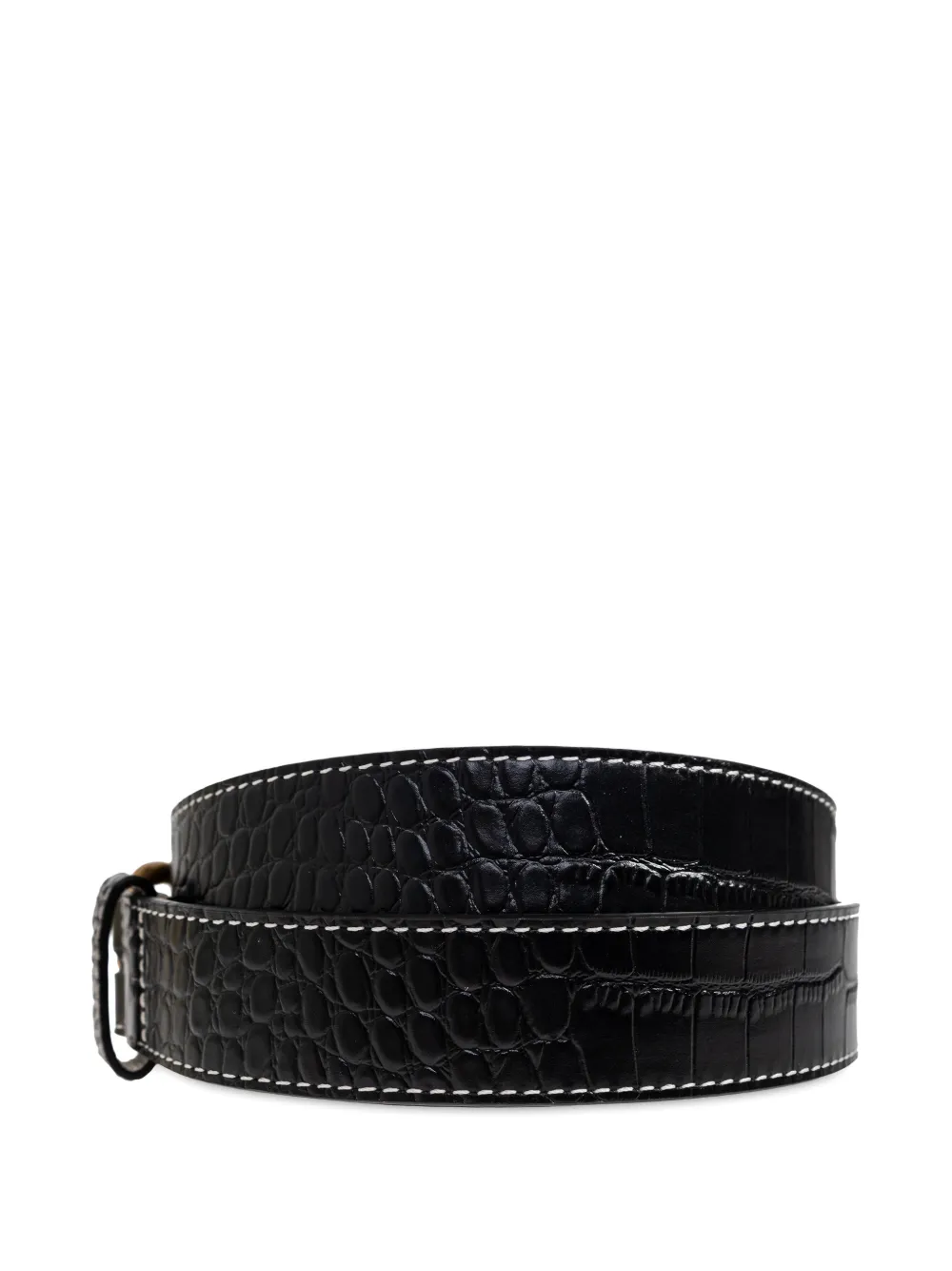 DUKE & DEXTER Ellis croc-effect belt | Image 2