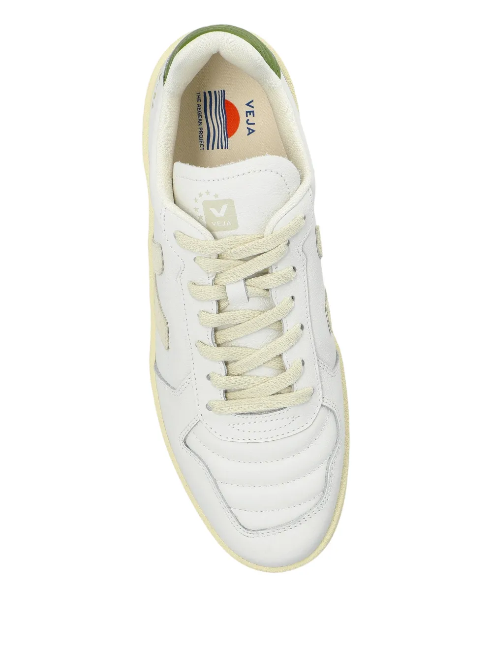 Veja V-82 Ii Leather Sneakers In White