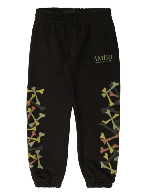 AMIRI KIDS bone-print tracksuit
