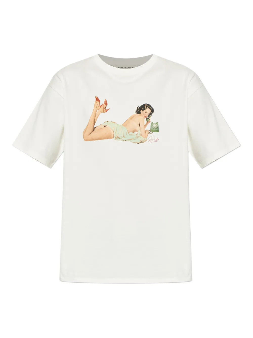 DUKE & DEXTER graphic T-shirt | toni neutri | Image 1
