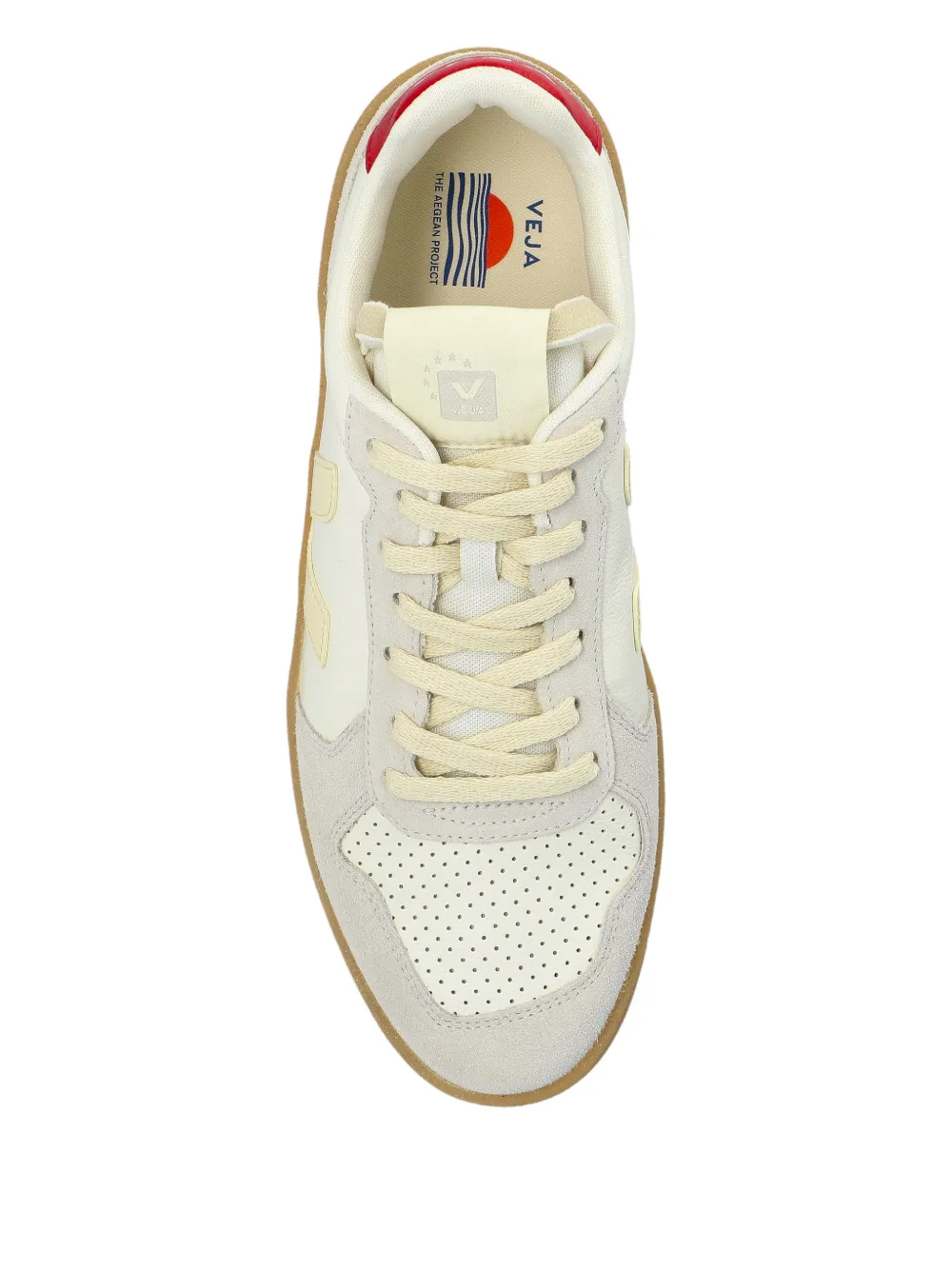VEJA V-82 perforated-detailing sneakers Wit