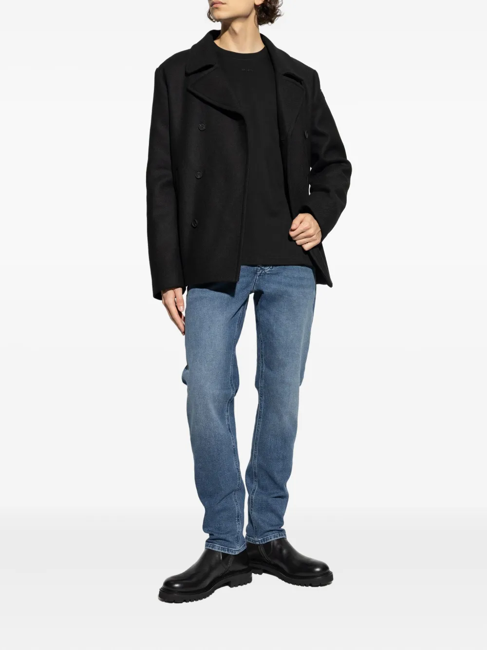 Diesel W-Haley -Wed double-breasted coat | Double Breasted Coats | Image 2