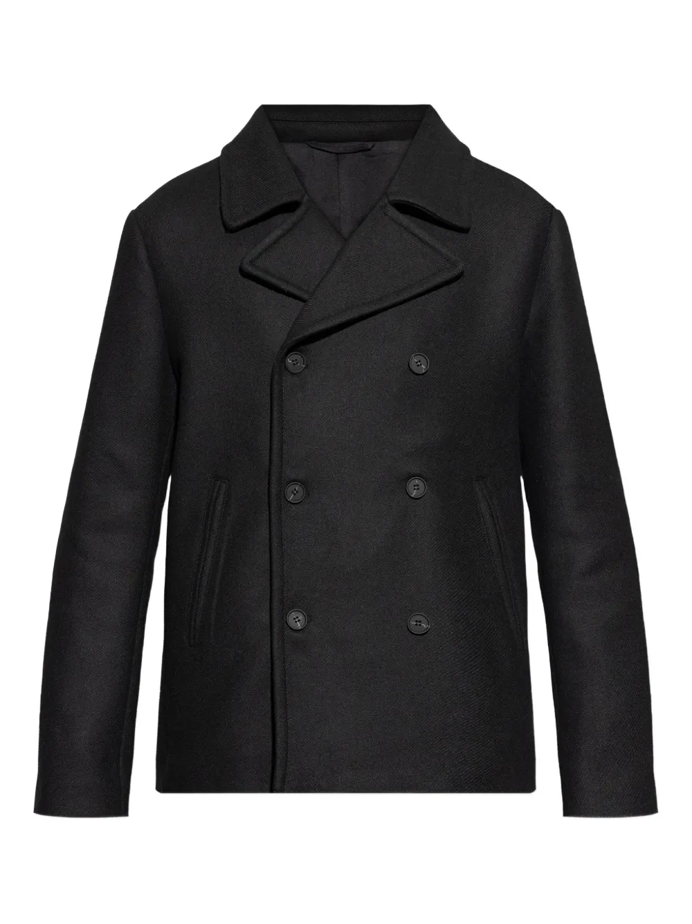 Diesel W-Haley -Wed double-breasted coat | Black | Image 1