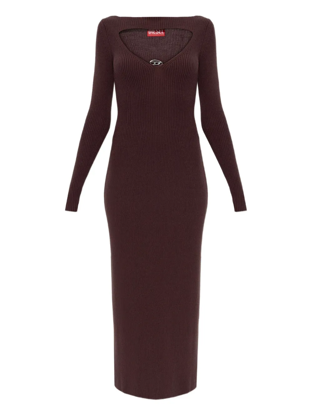 Diesel M-Oloni midi dress - レッド