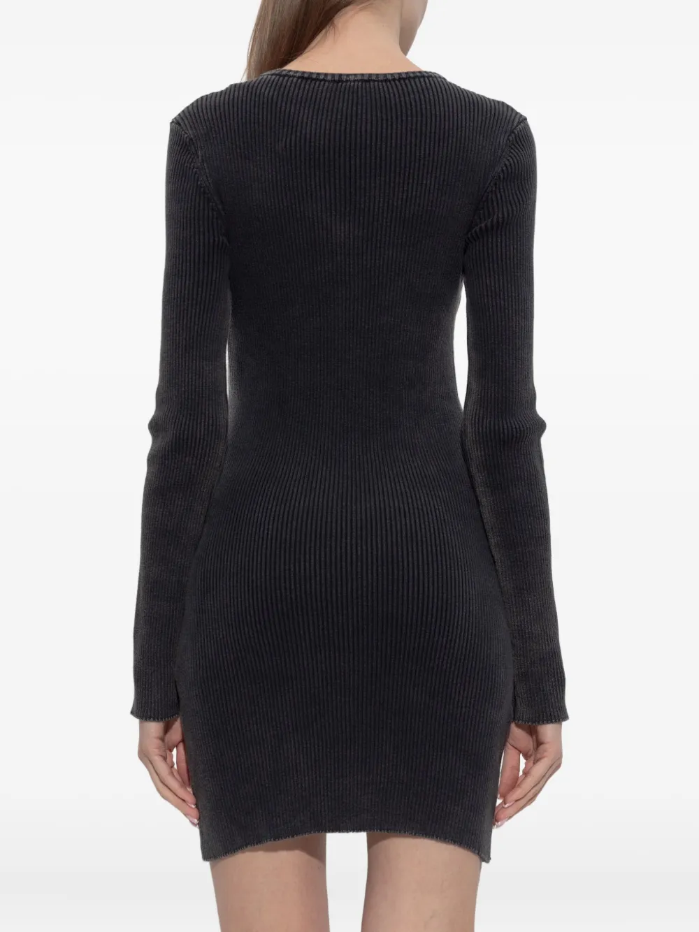 Diesel M-Anchorage-LS mini-jurk Zwart