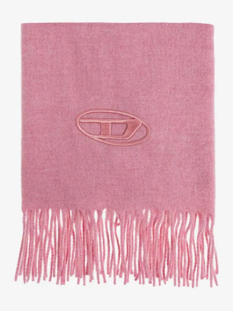 Diesel bufanda de mezcla de lana con flecos