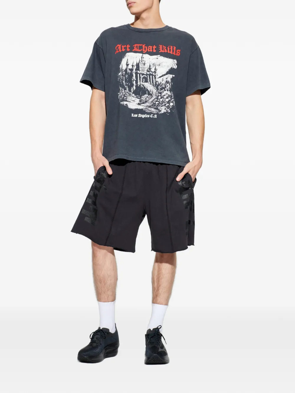 GALLERY DEPT. graphic-print shorts | Sweatpants | Image 2