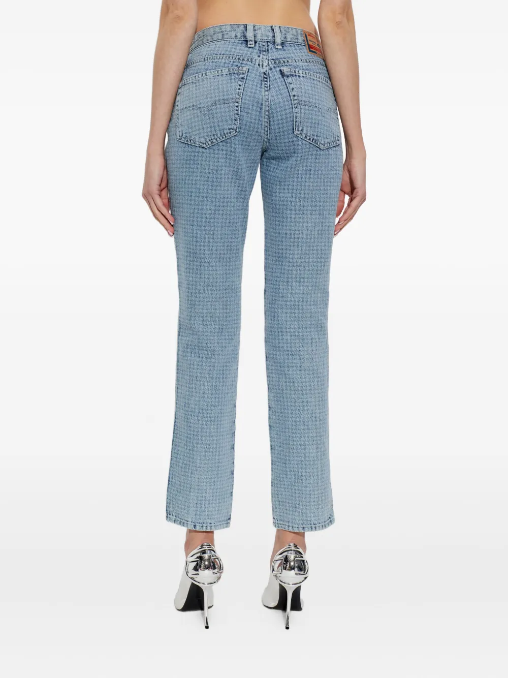 Diesel 1992 D-Jiann jeans met patroon Blauw