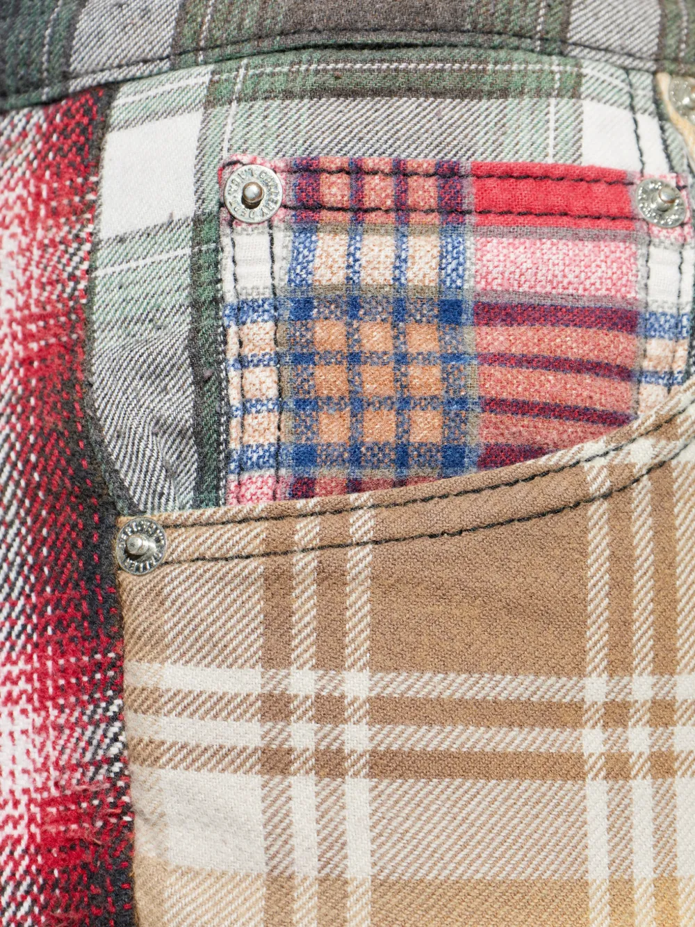 Gallery Dept. Check Shorts In Multi