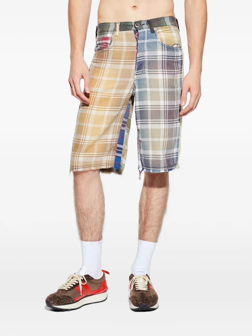 Gallery Dept. Check Shorts In Multi