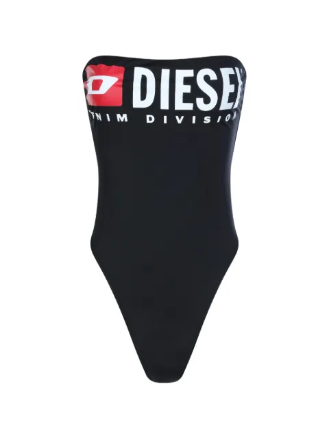 Diesel 세실리아 D-코어 로고 밴드 원피스 수영복
