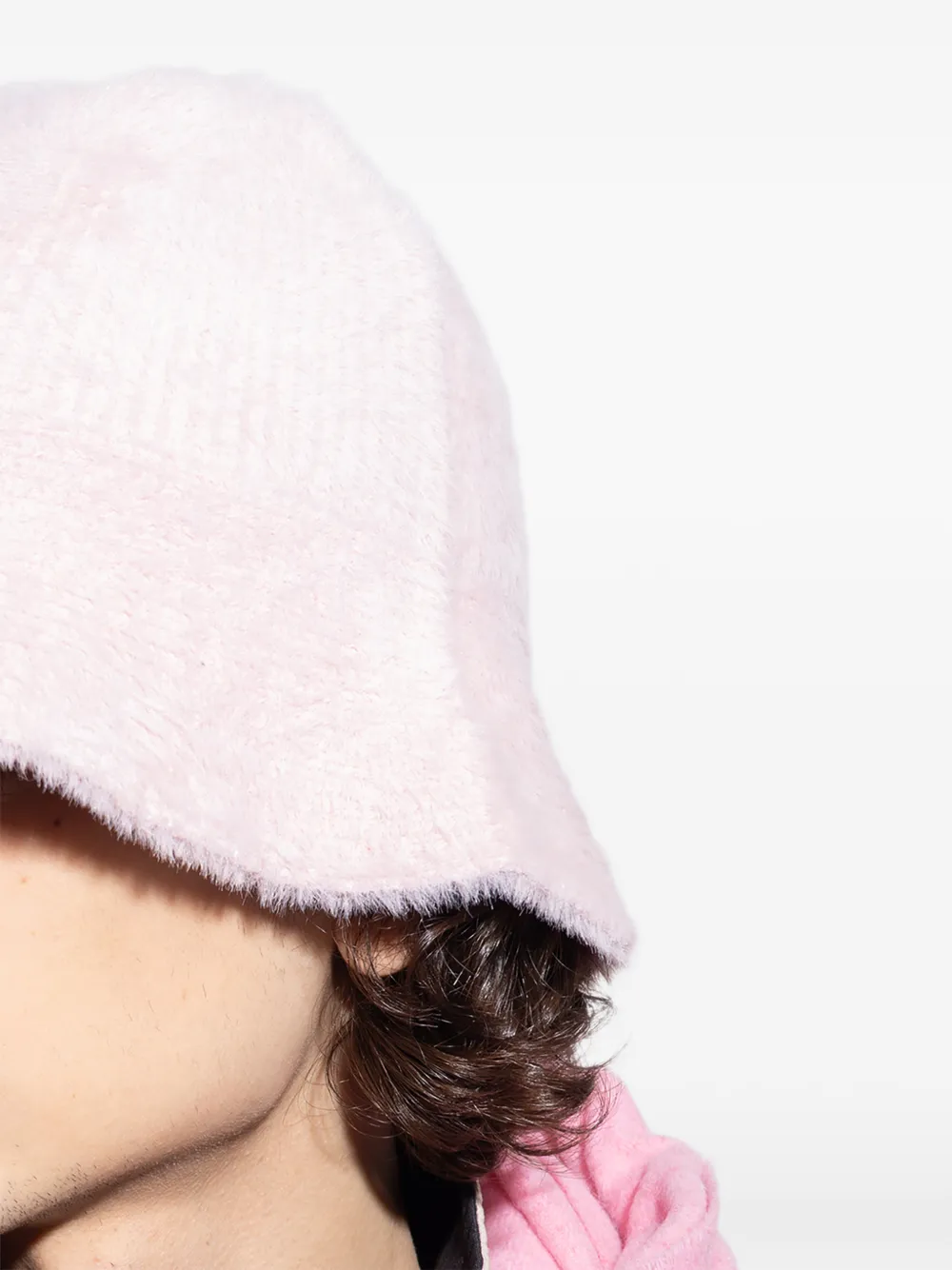 Diesel K-Solange logo-detailed bucket hat Roze