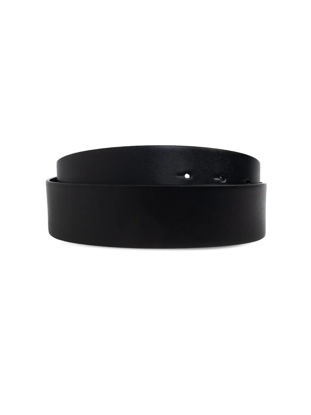 Diesel B-1DR oval logo belt - Zwart
