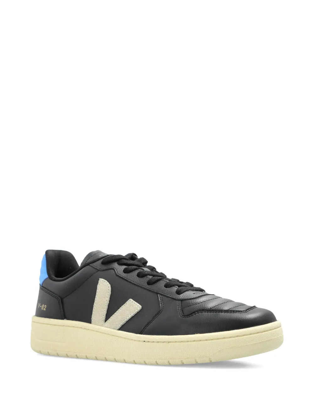 VEJA V-82 II leather sneakers Zwart