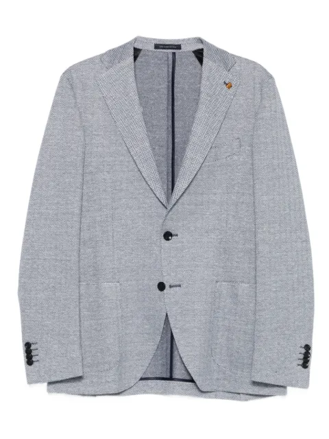 LATORRE herringbone-pattern blazer
