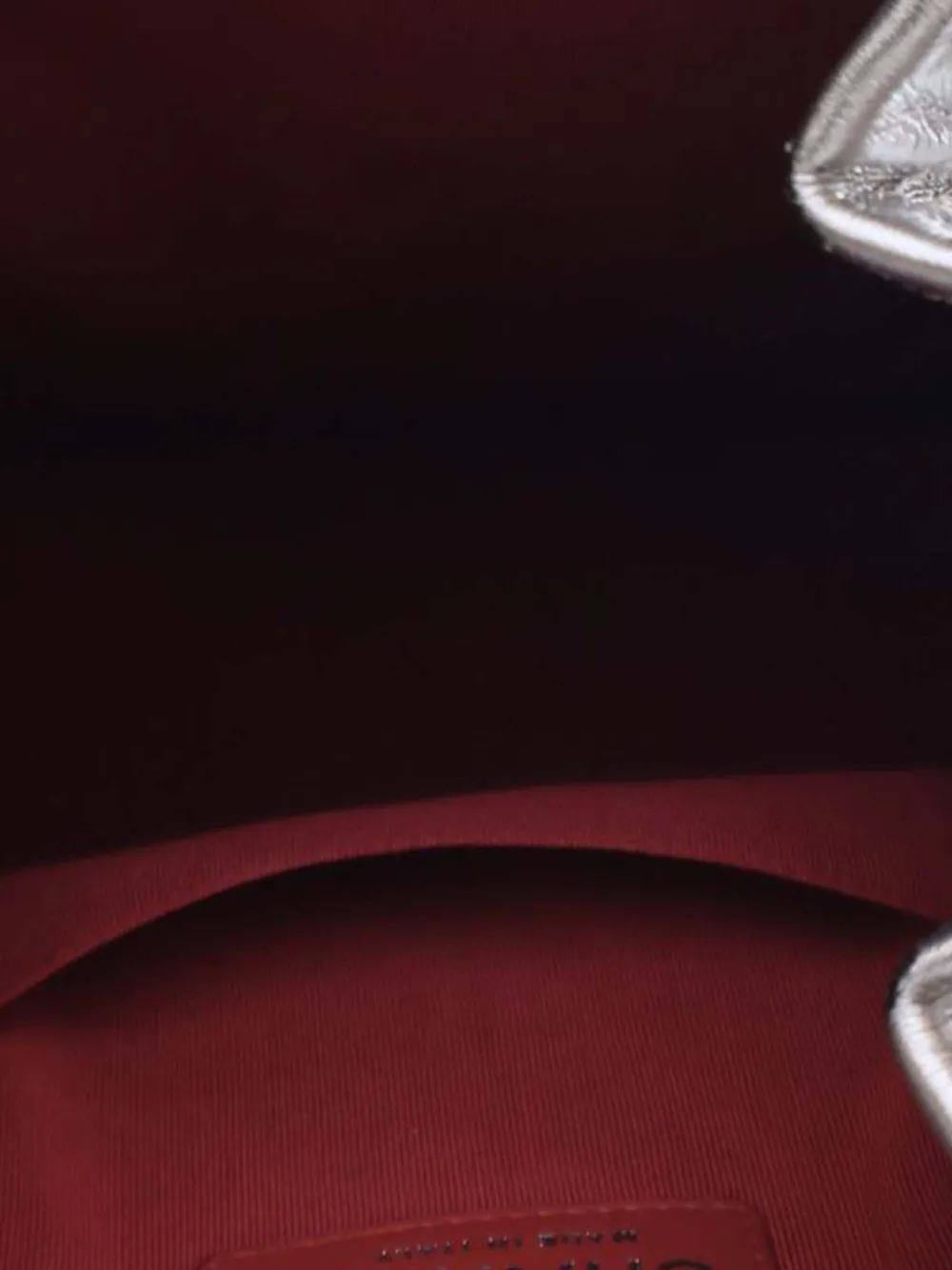 CHANEL Pre-owned 2017-2018 Crumpled Metallic Calfskin Gabrielle Backpack In Silver