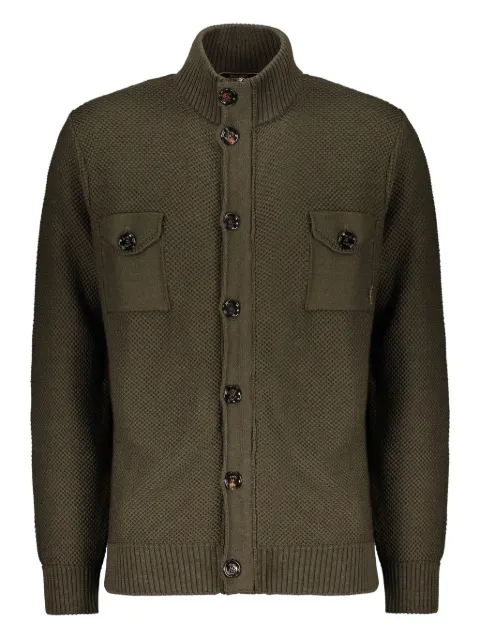 Moorer Dominic-HN chest-pocket button-up cardigan