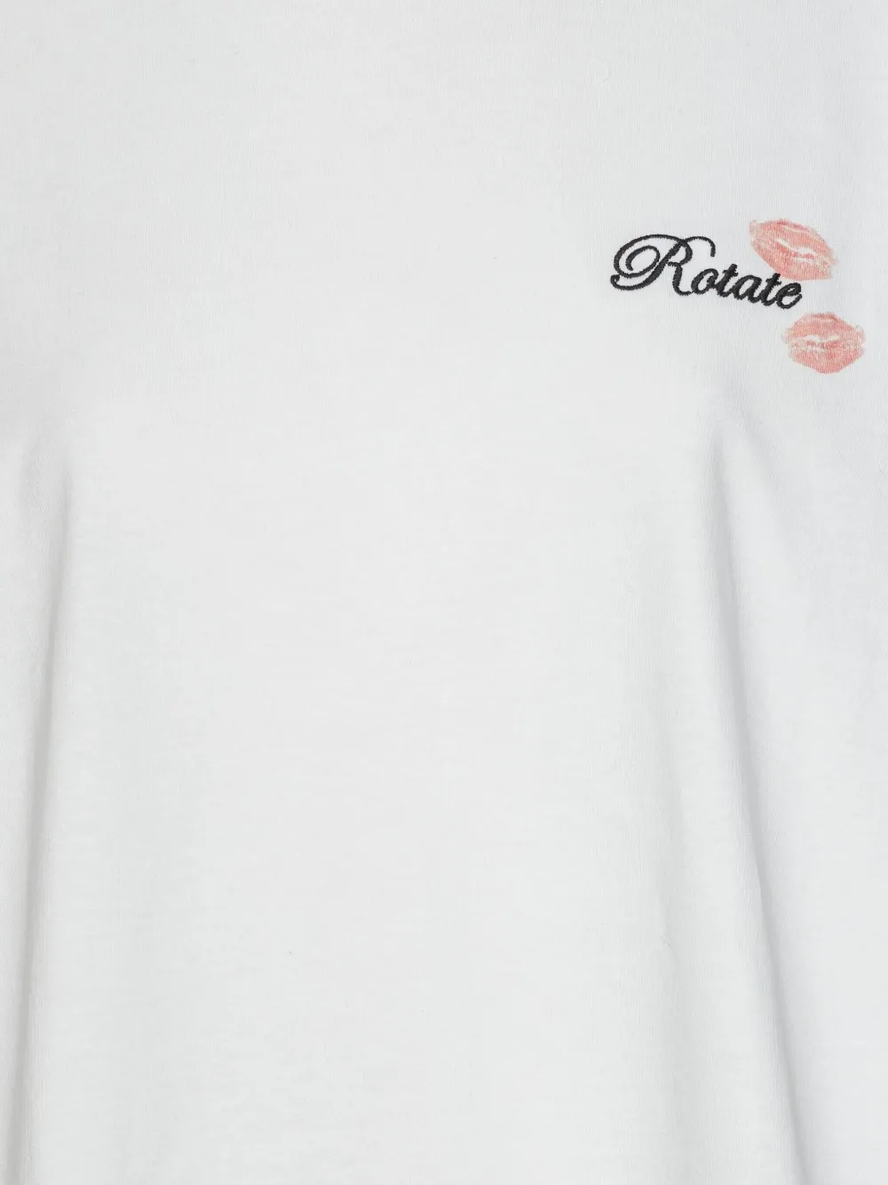 Rotate Birger Christensen Logo-embroidered T-shirt In White