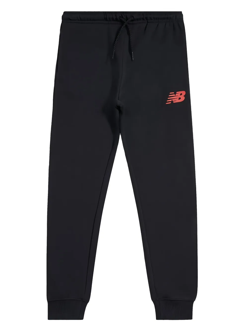 New Balance Kids drawstring logo track pants - ブラック