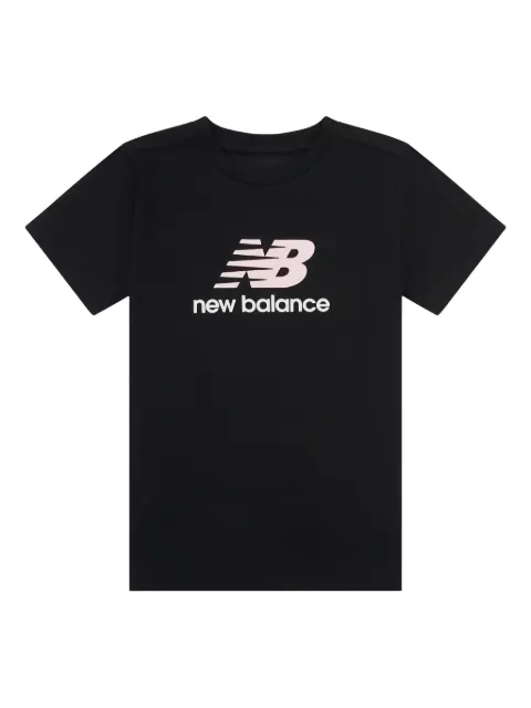 New Balance Kids playera de algodón con logo estampado