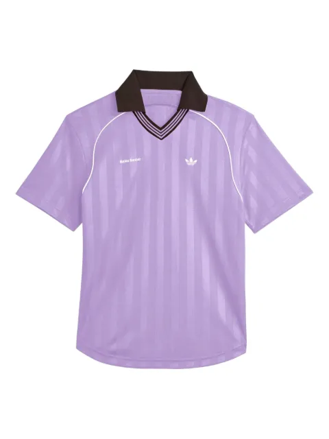 Wales Bonner x Adidas striped collar T-shirt
