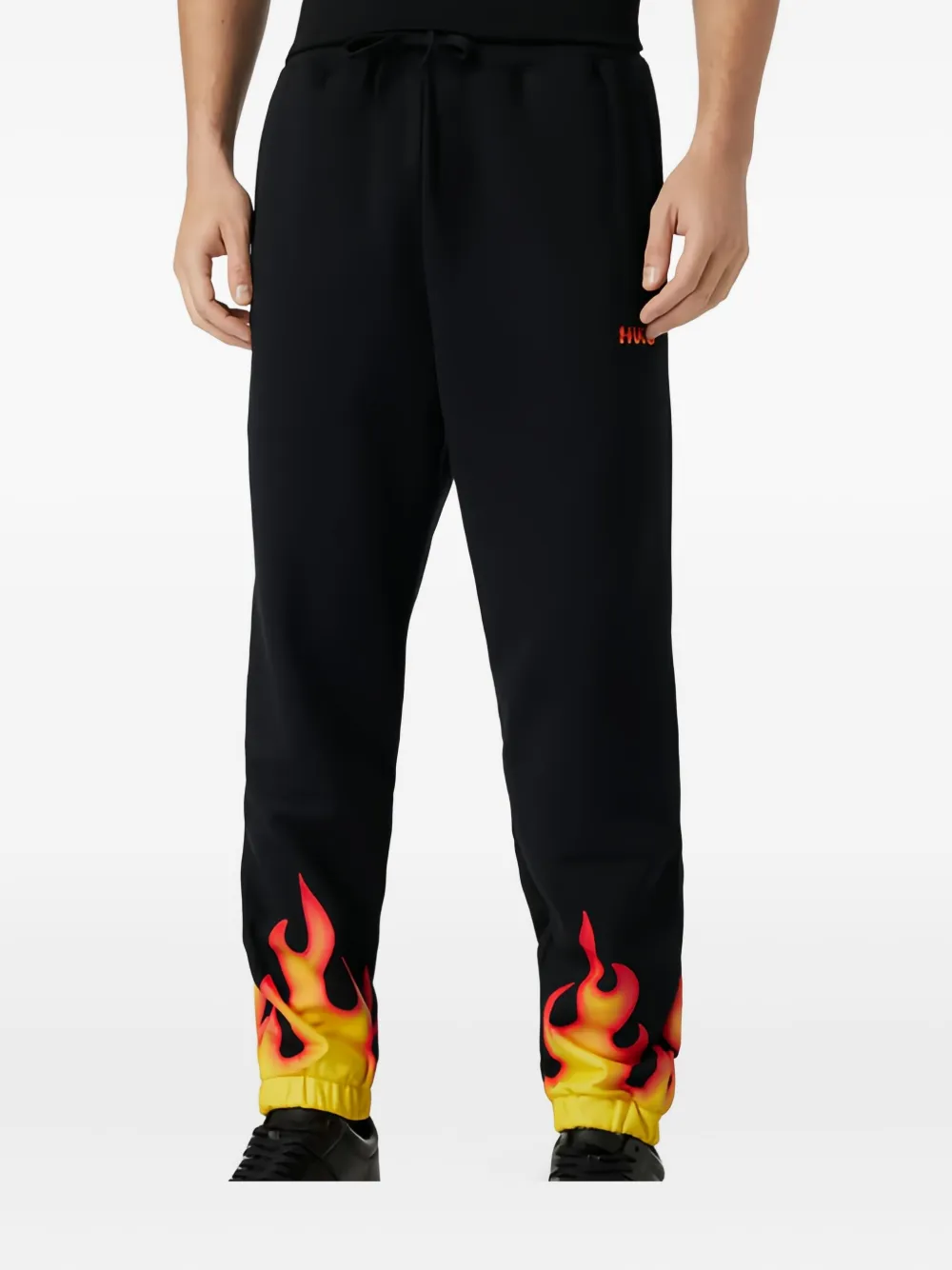 HUGO Doblo PANTS BLACK - Zwart