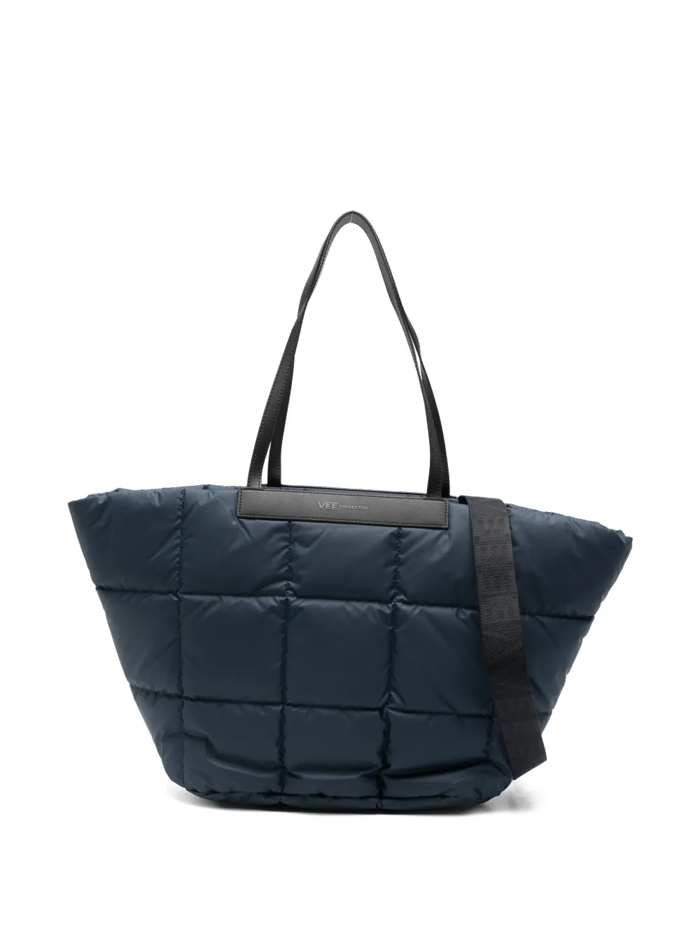 VeeCollective basque Porter quilted-design tote bag - Blu