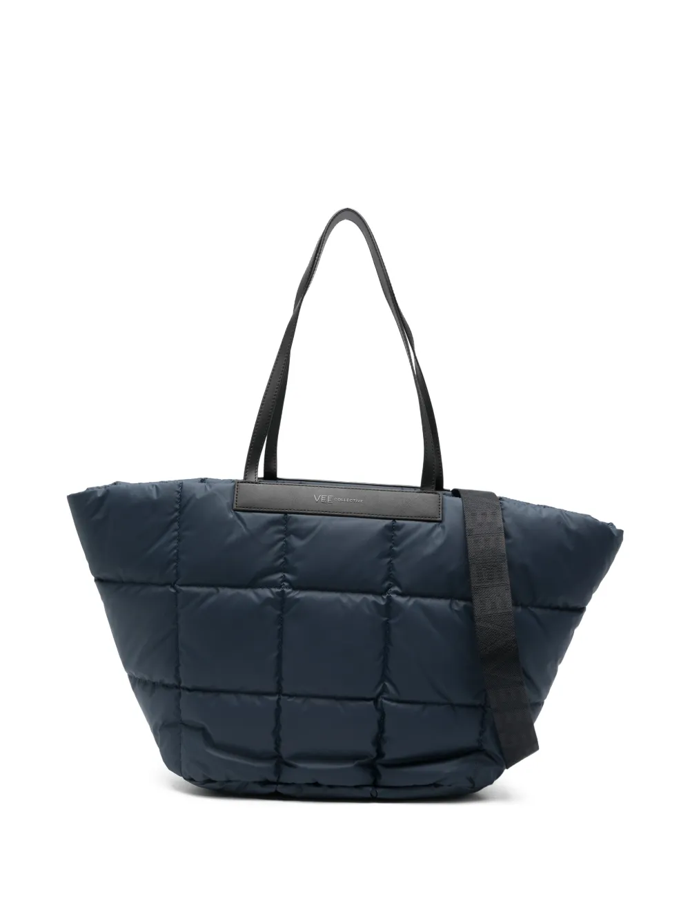 VeeCollective basque Porter quilted-design tote bag - Blu