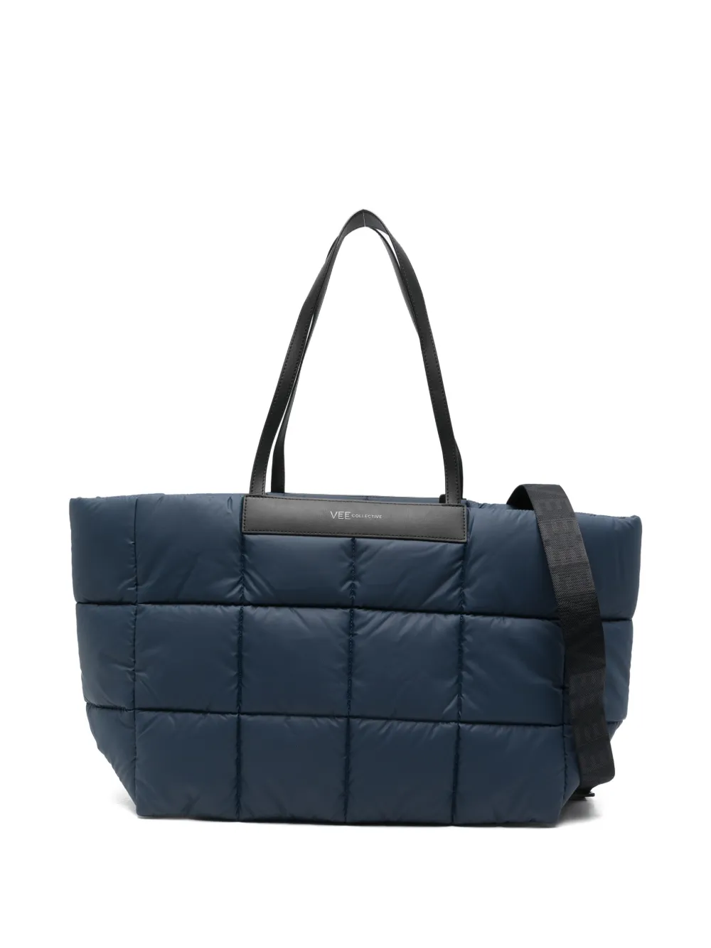 VeeCollective Porter Marché quilted-design tote bag - Blu
