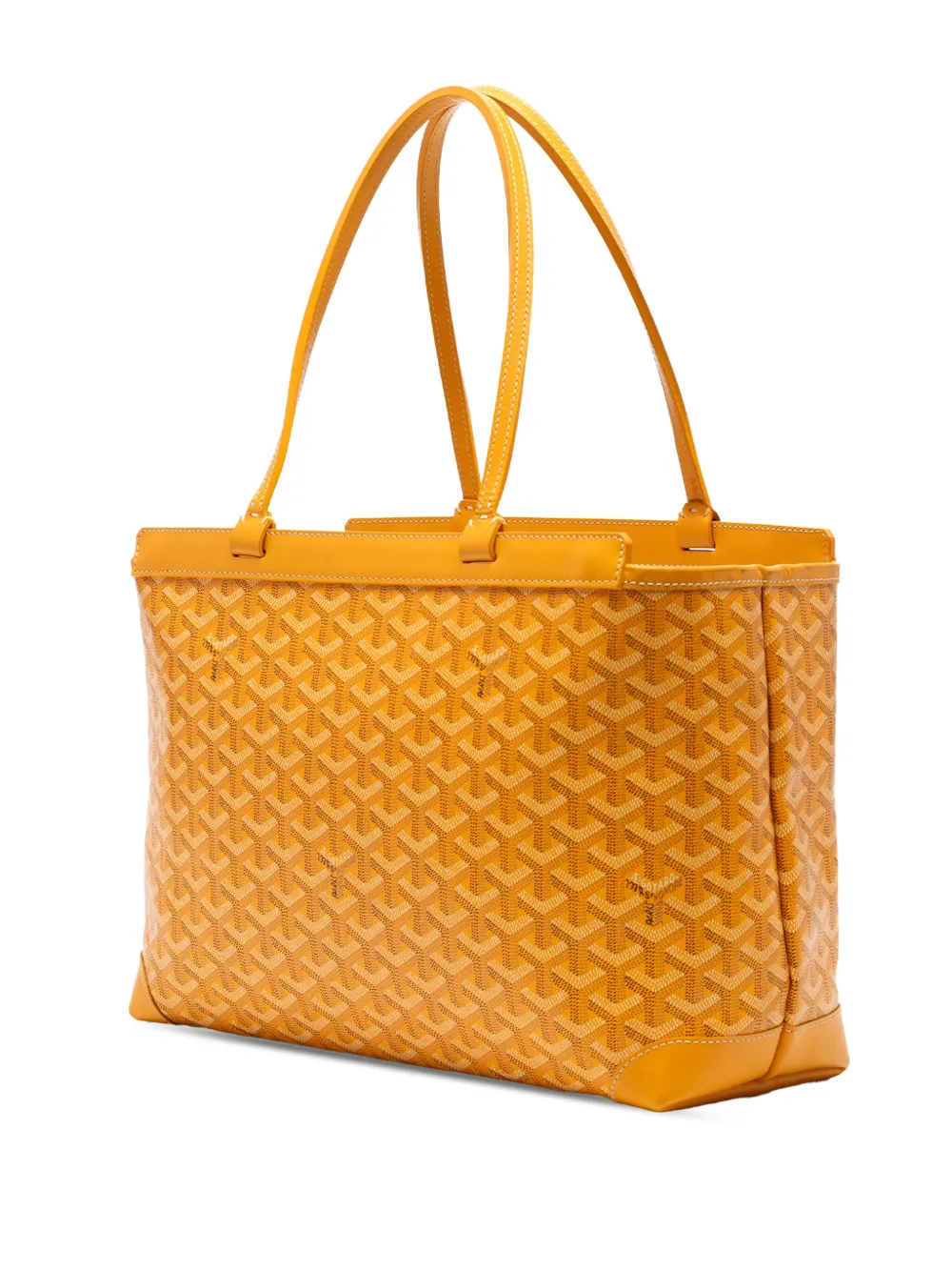 Pre-owned Goyard 2023 Ine Bellechasse Pm Tote Bag In Yellow