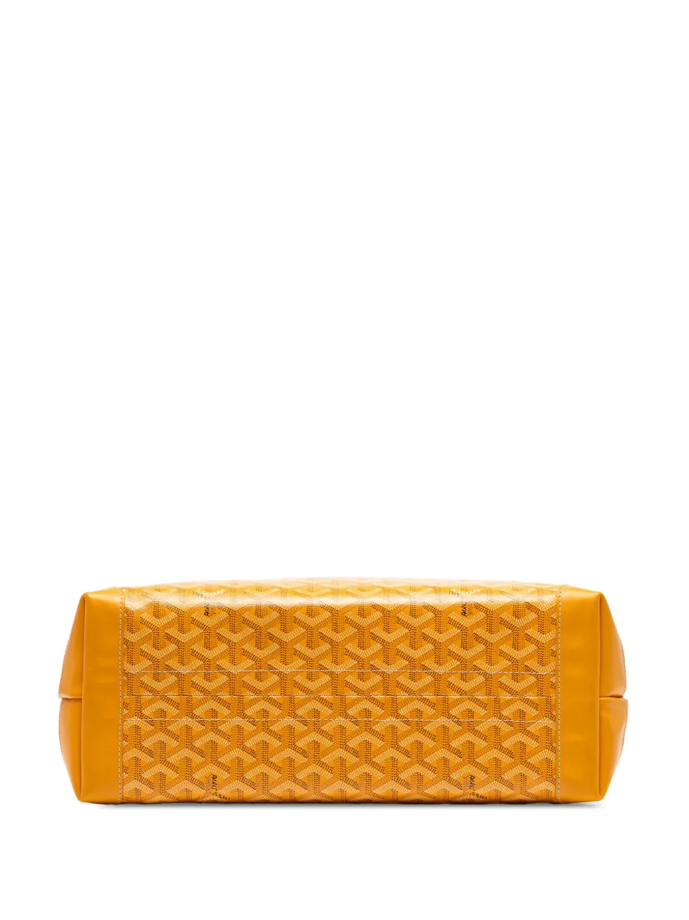 Pre-owned Goyard 2023 Ine Bellechasse Pm Tote Bag In Yellow