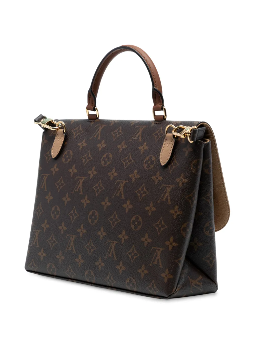 Pre-owned Louis Vuitton 2020 Monogram Marignan Satchel In Brown