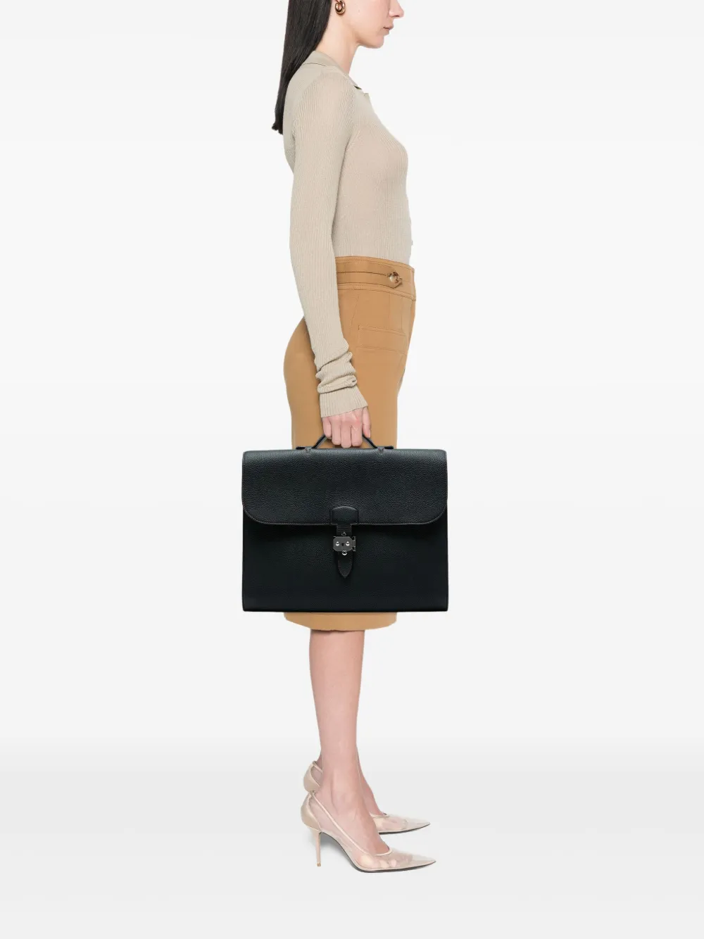 Hermès Pre-Owned 2004 Togo Sac A Depeches Verso 38 business bag | Pre-Owned | Image 2