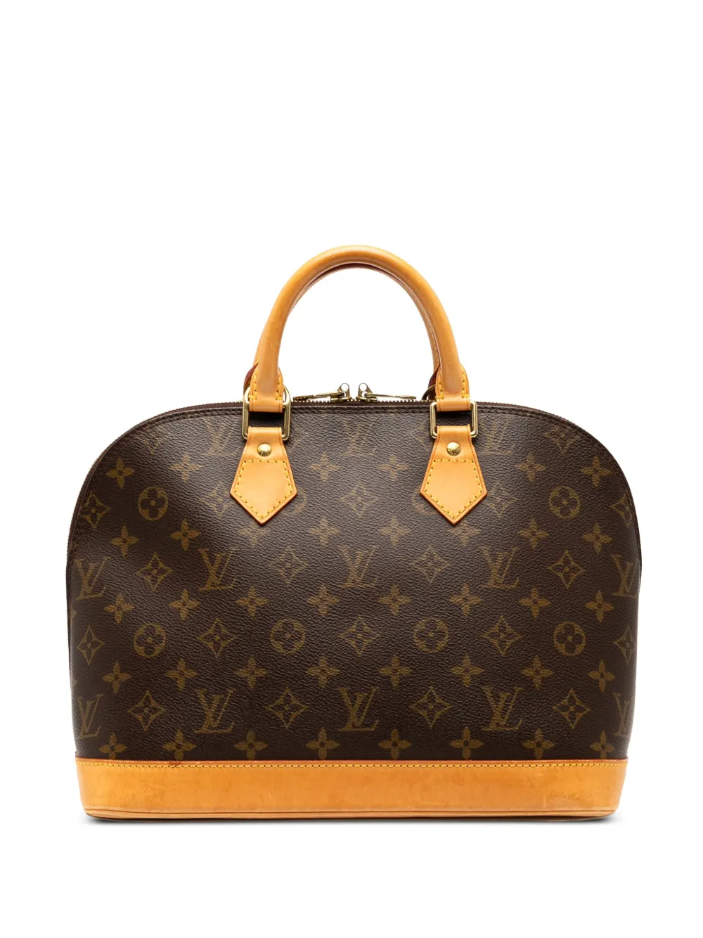 Pre-owned Louis Vuitton 2000 Monogram Alma Pm Handbag In Brown