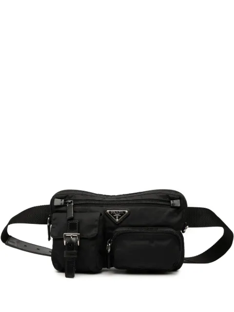 Prada Pre-Owned 2013-2025 Tessuto Multi Pocket belt bag