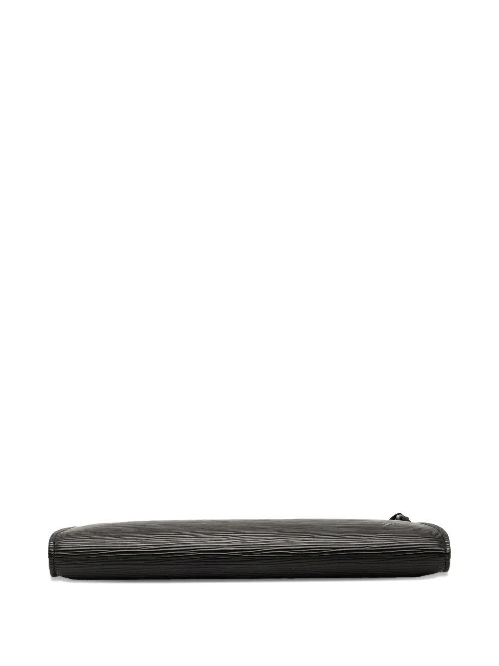 Pre-owned Louis Vuitton 1997 Epi Pochette Accessoires Shoulder Bag In Black