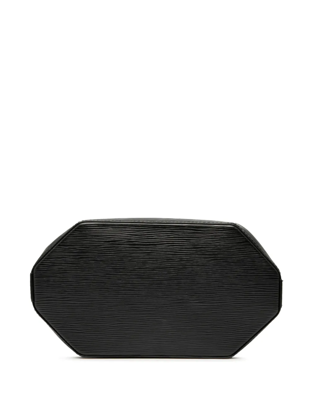 Pre-owned Louis Vuitton 1995 Epi Sac D Epaule Pm Bucket Bag In Black