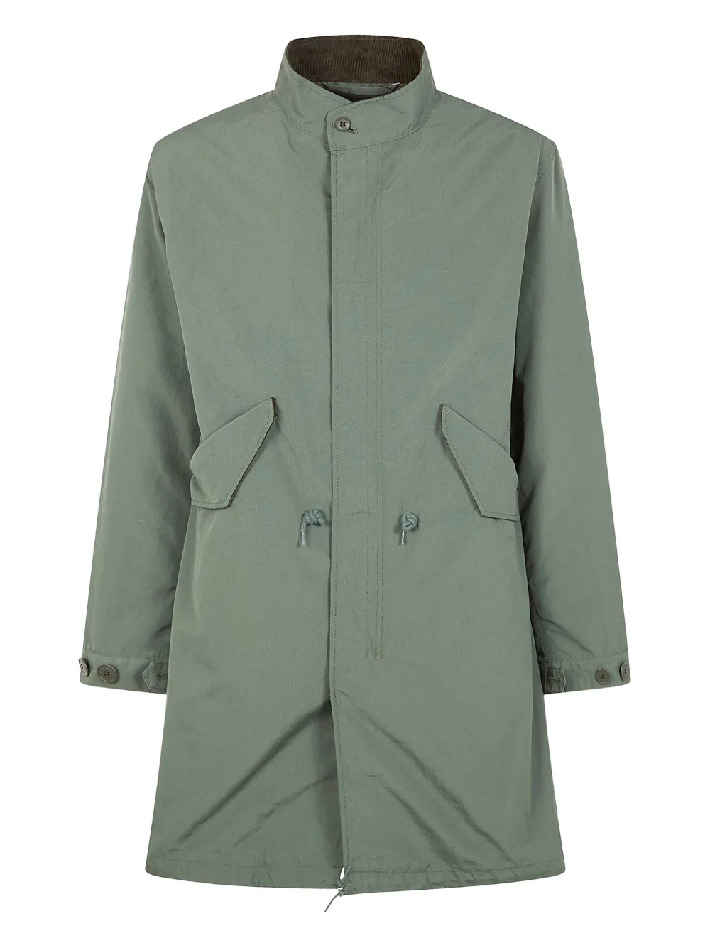 Snow Peak drawstring front-pocket jacket | Green | Image 1