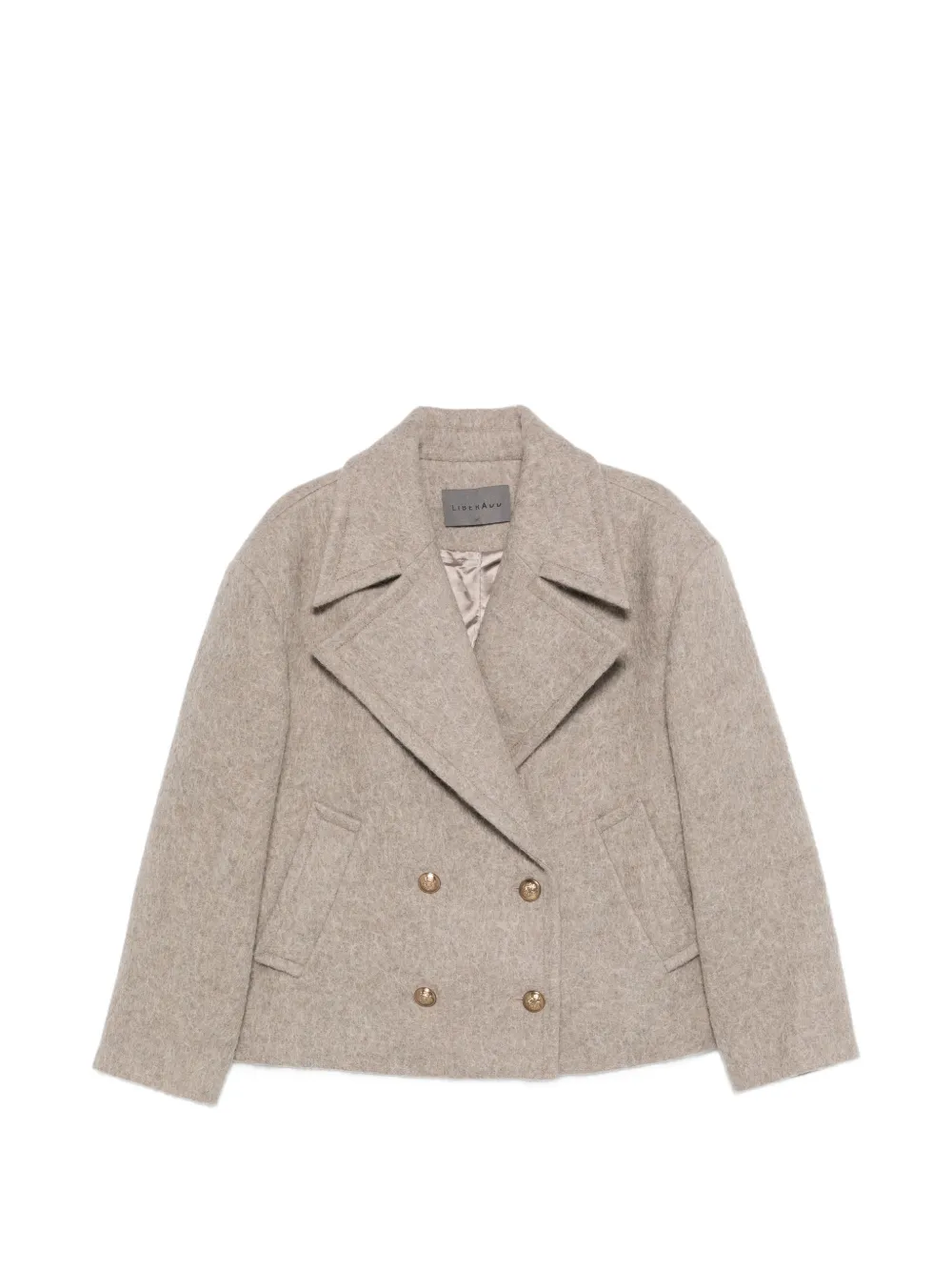 LIBERADD double-breasted jacket - Toni neutri