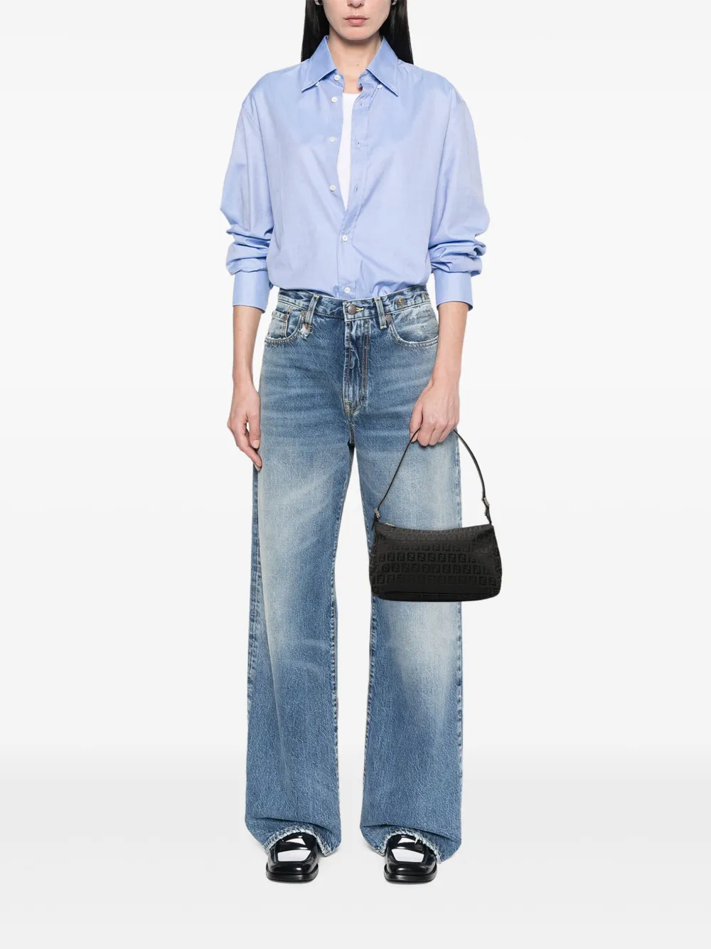 Fendi Pre-Owned 2000-2010 Zucchino Canvas Pochette shoulder bag | Pre-Owned | Image 2